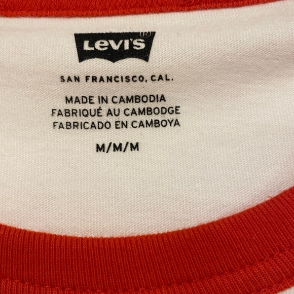 NWT RARE Levi's Retro Ringer T-Shirt - Medium - Picture 6 of 11